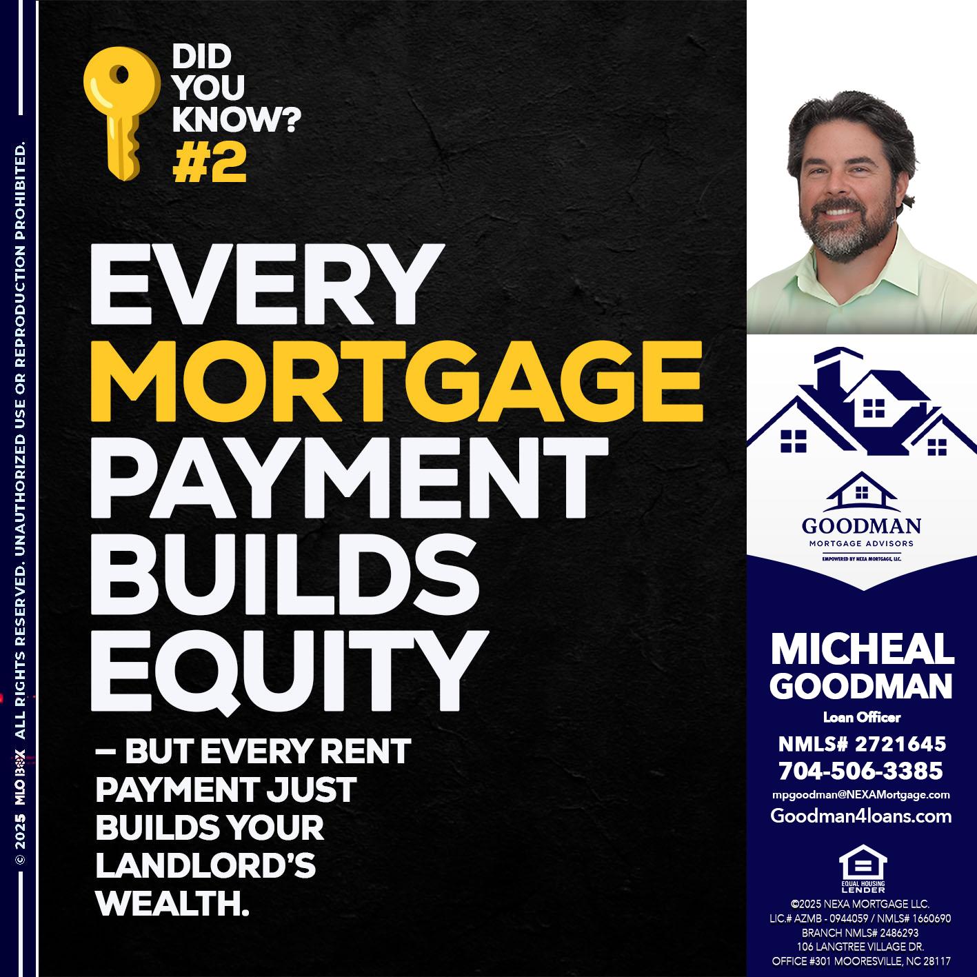 DID YOU KNOW? - Michael P. Goodman -Loan Officer